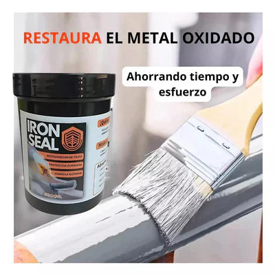 IRON SEAL: Pintura Anticorrosiva que sella y Protege el Metal Oxidado + Brocha de Regalo 🖌️