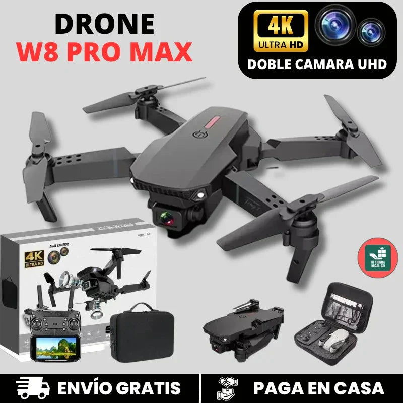 NUEVO DRONE  W8 PRO MAX 2025 CON INTELIGENCIA ARTIFICIAL