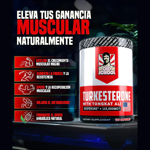 💪🔥 ¡Aumenta tu masa muscular como una bestia – el Turkesterone ya está aquí!