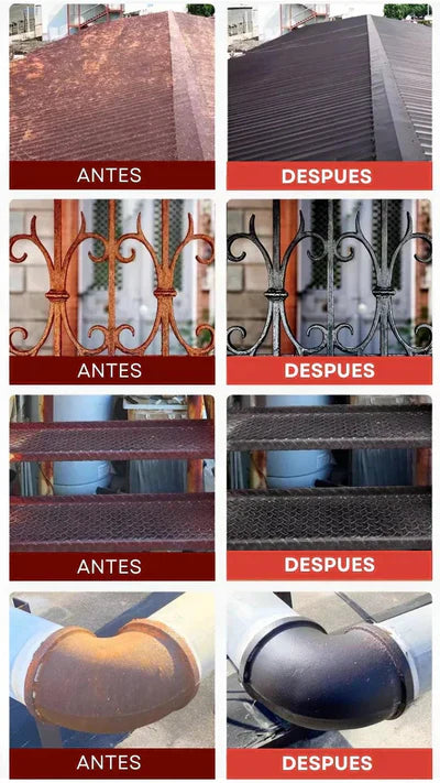 IRON SEAL: Pintura Anticorrosiva que sella y Protege el Metal Oxidado + Brocha de Regalo 🖌️